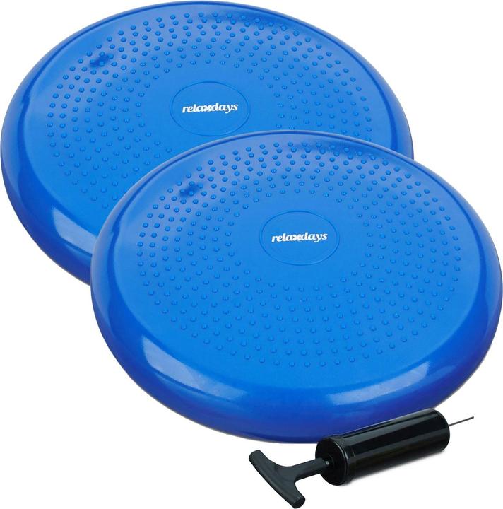 Actual product image Relaxdays Balance cushion with massage nubs, set of 2