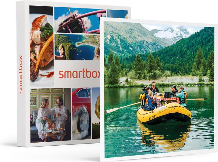 Actual product image Smartbox Raclette enjoyment on a rafting boat in the Engadin for 4 people (4 pers.)