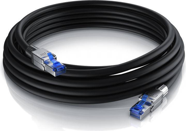 Image du produit Primewire Câble LAN CAT.8, RJ-45, Câble réseau CAT 8, Gigabit Ethernet 40 Gbit/s, S/FTP Pimf Patchkabel (S/FTP, CAT8.1, 15 m)