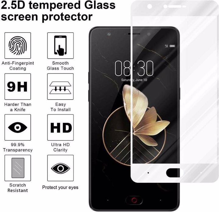Actual product image Cadorabo Full screen display protection glass (1 Piece, ZTE Nubia M2)