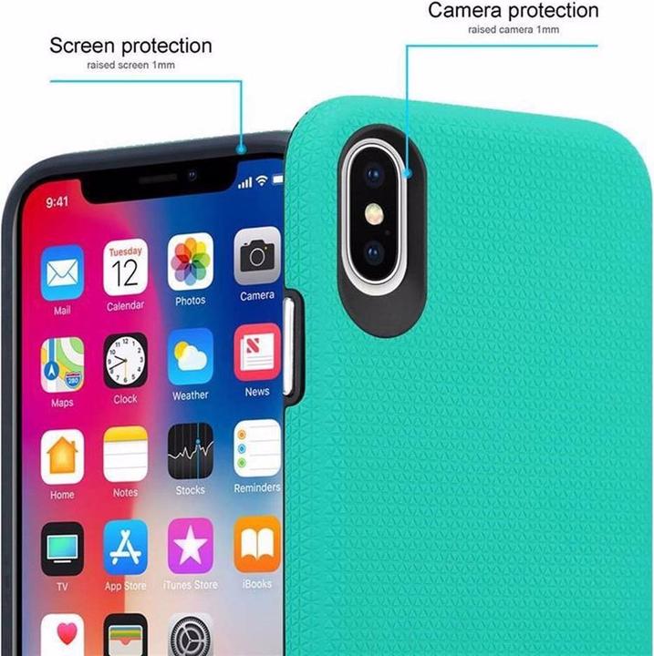 Image du produit Cadorabo Couverture triangulaire hybride (Apple iPhone X)