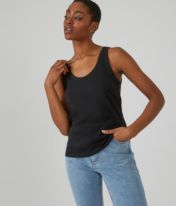 Actual product image La Redoute Collections Sleeveless top with swimmer back (XXL)