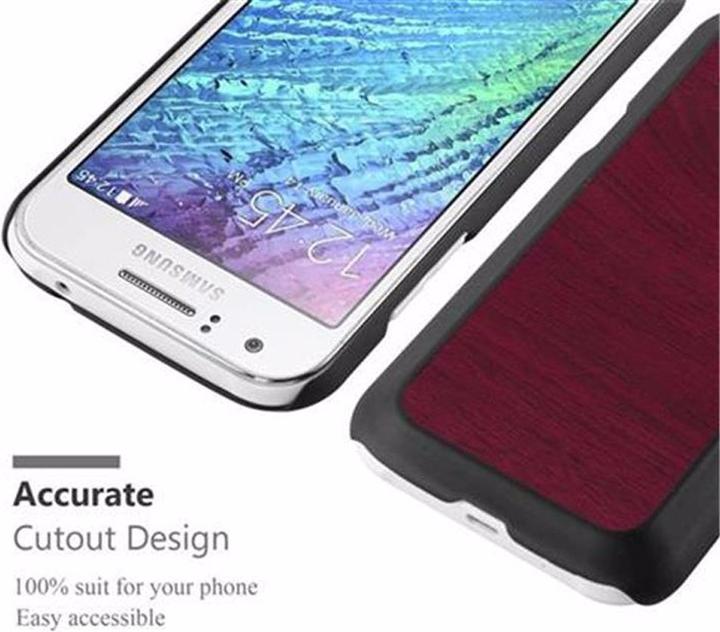 Immagine prodotto Cadorabo Copertina rigida Copertina di legno (Samsung Galaxy J1)
