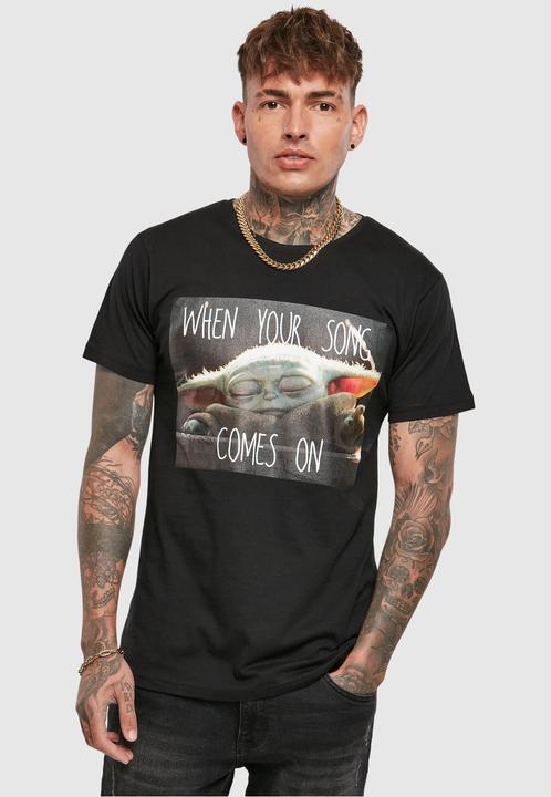 Actual product image Mister Tee Baby Yoda Song Tee (L)