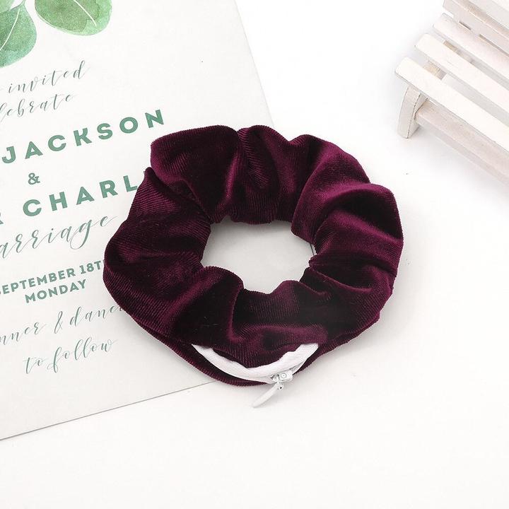 Image du produit Yuwanet Élastiques à cheveux scrunchie-pocket (Élastiques à cheveux)
