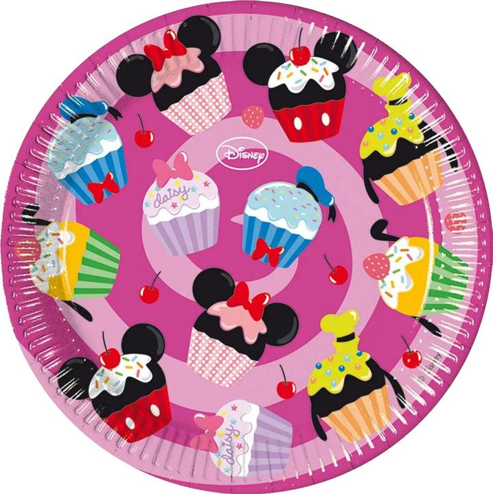 Immagine prodotto Disney Carta Cupcake Topolino Piatti per Feste Misura Confezione 8 (8 x)