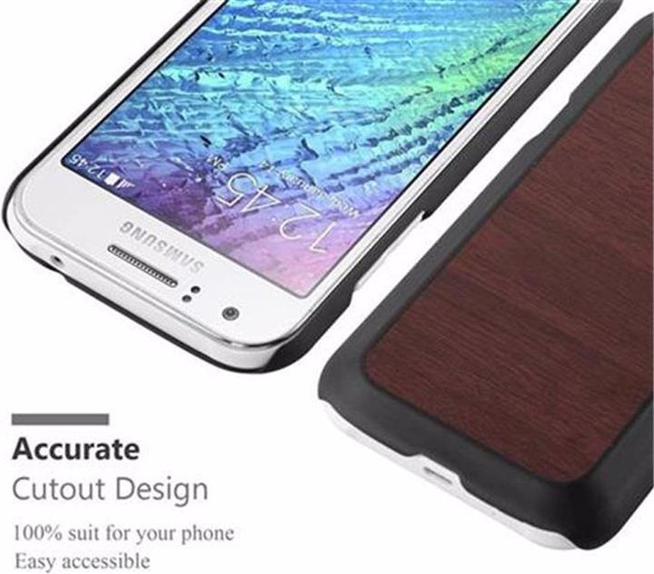 Immagine prodotto Cadorabo Copertina rigida Copertina di legno (Samsung Galaxy J1)