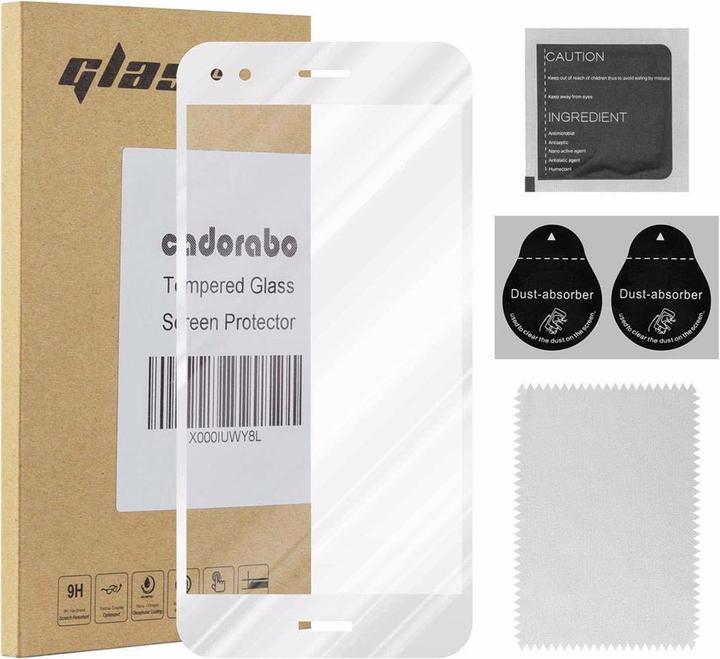 Actual product image Cadorabo Full screen display protection glass (1 Piece, Huawei Y6 Pro (2017))