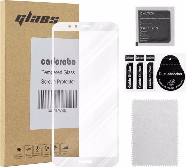 Actual product image Cadorabo Full screen display protection glass (1 Piece, Huawei Y6 Prime (2018))