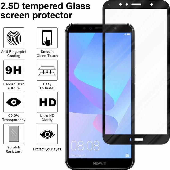 Productafbeelding Cadorabo Volledig schermbeschermend glas (1 Stuk, Huawei Y6 Prime (2018))