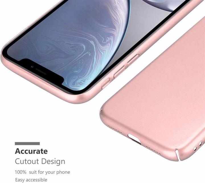 Actual product image Cadorabo Hard Cover Matt Metal Cover (Apple iPhone XR)