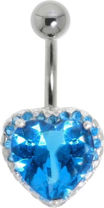Image du produit Bijouteria Piercing nombril (Acier inoxydable, Argent 925, Cristallin)