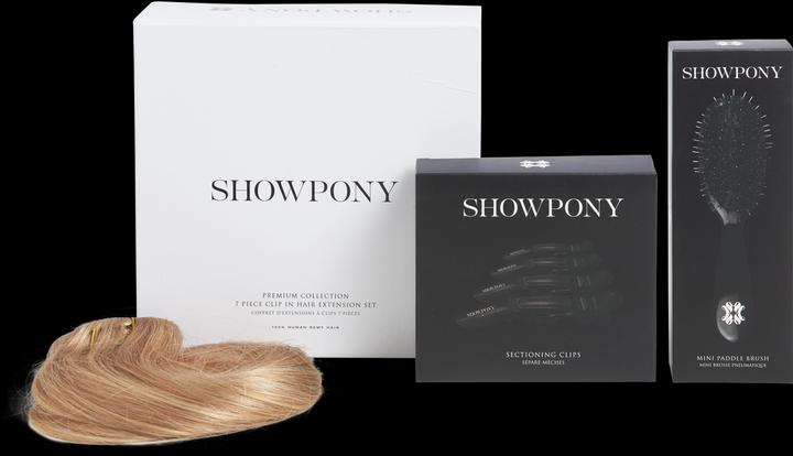 Immagine prodotto Showpony - 20" 7 Pezzi Clip In Boxset- Cookies N Cream Ombre (Biscotti e Crema Ombre, 50.80 cm)