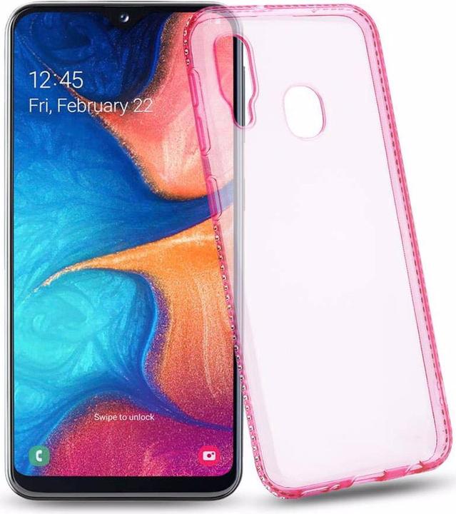 Immagine prodotto Cadorabo Cover in TPU ultra sottile con strass (Samsung Galaxy A20e)