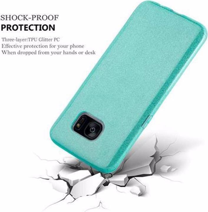 Immagine prodotto Cadorabo Copertura in TPU glitter (3 pezzi) (Samsung Galaxy S7 Edge)