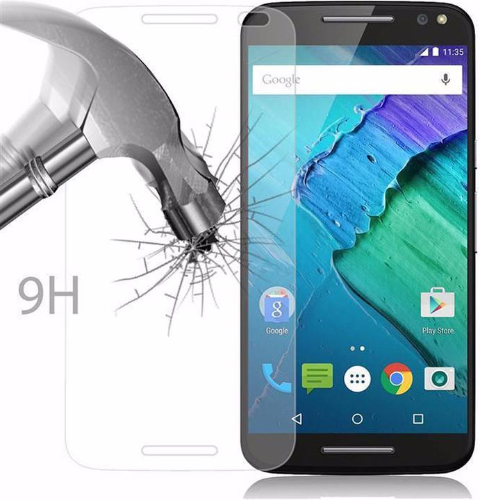 Actual product image Cadorabo Display protection glass (1 Piece, Motorola Moto X Style)
