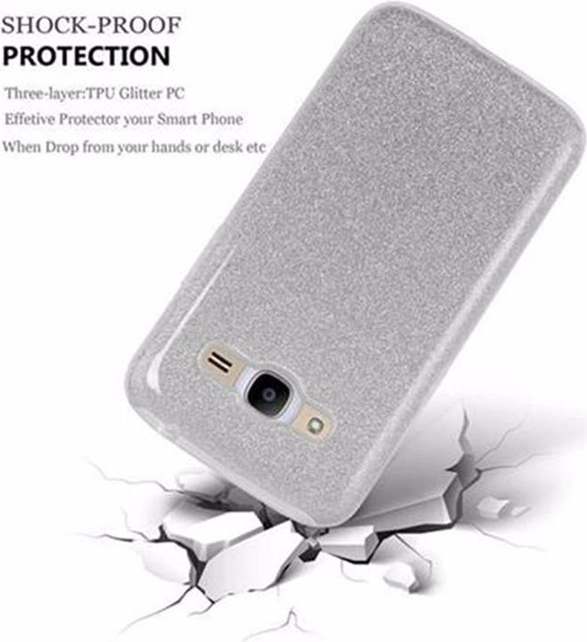 Immagine prodotto Cadorabo Copertura in TPU glitter (3 pezzi) (Samsung Galaxy J2 2016)