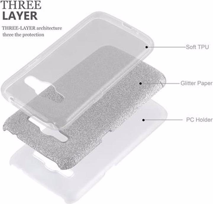 Immagine prodotto Cadorabo Copertura in TPU glitter (3 pezzi) (Samsung Galaxy J2 2016)