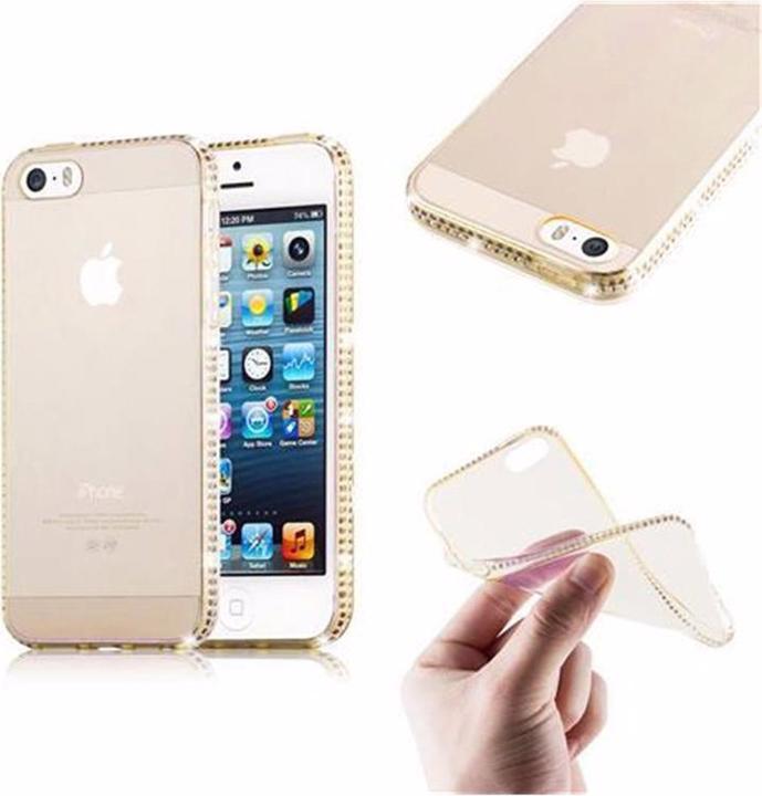 Produktbild Cadorabo TPU Ultra Slim Strass Cover (Apple iPhone 5)
