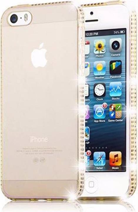 Produktbild Cadorabo TPU Ultra Slim Strass Cover (Apple iPhone 5)