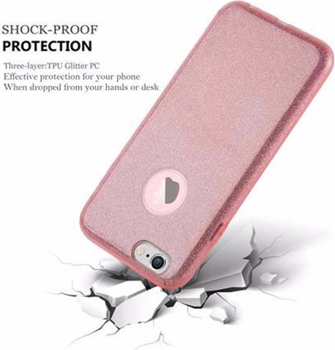 Produktbild Cadorabo TPU Glitzer (3-teilig) Cover (Apple iPhone 6)
