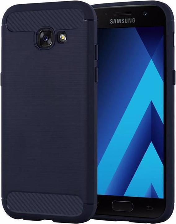 Image du produit Cadorabo TPU Ultra Slim carbon edelstahl Combi Cover (Samsung Galaxy A3 (2017))