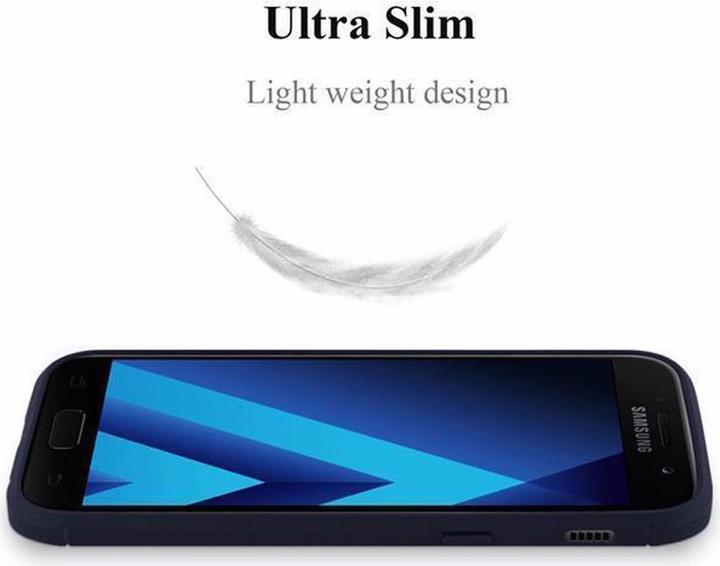 Image du produit Cadorabo TPU Ultra Slim carbon edelstahl Combi Cover (Samsung Galaxy A3 (2017))