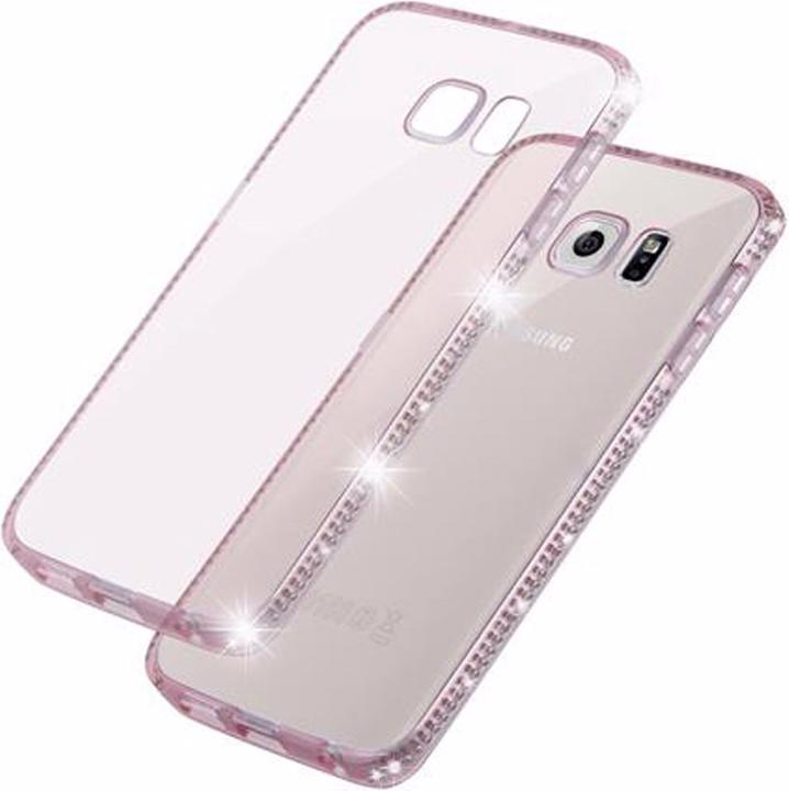 Actual product image Cadorabo TPU Ultra Slim Rhinestone Cover (Samsung Galaxy S6 Edge)