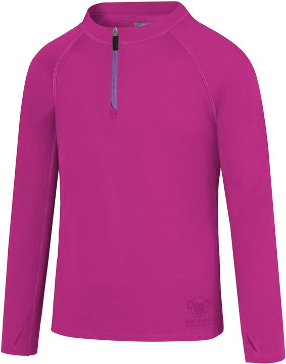 Immagine prodotto Normani Kinder Merino Langarm mit 1/4 Zipper „Nyapari“ - 9545 (98, 102, 104, 100 A)