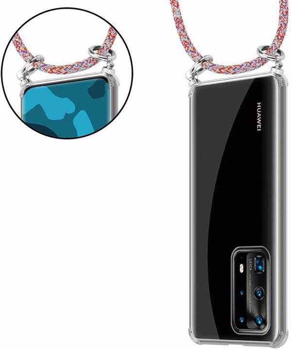 Produktbild Cadorabo TPU Handy Kette SILBER Cover