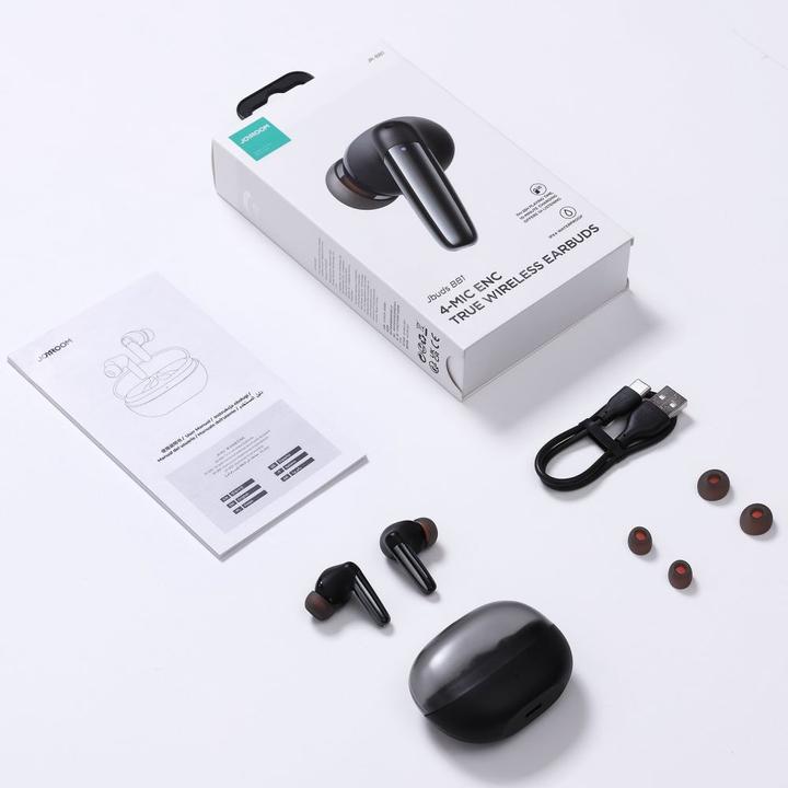 Image du produit Joyroom Écouteurs intra-auriculaires sans fil Jbuds Series JR-BB1 TWS - noir (7 h, Sans fil)