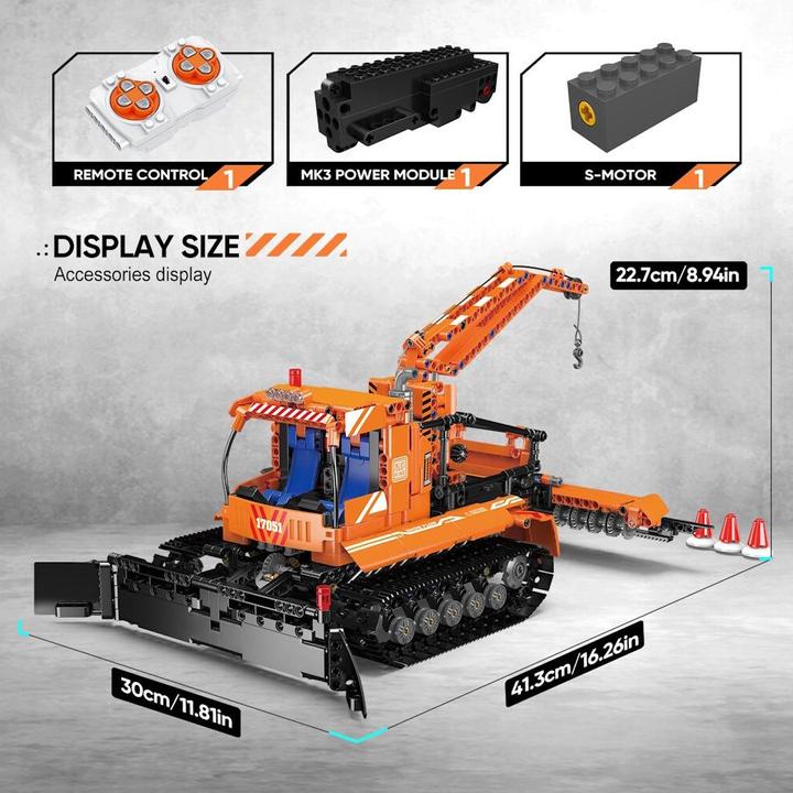 Actual product image Mould King Snow groomer