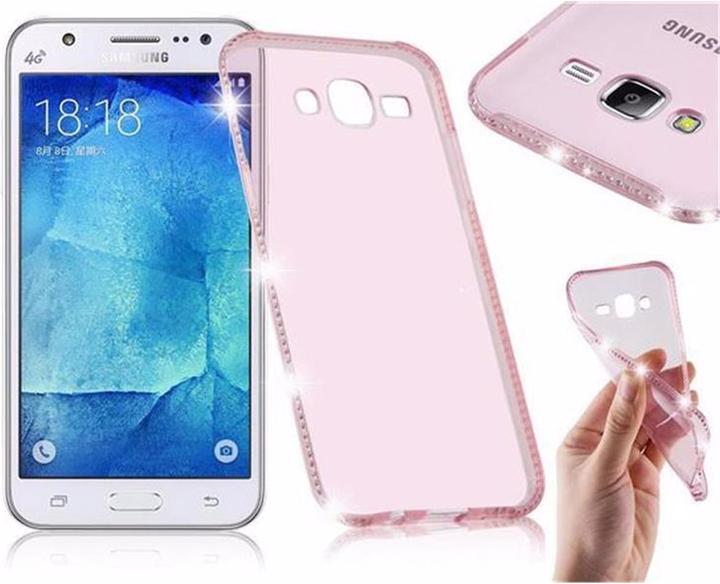 Actual product image Cadorabo TPU Ultra Slim Rhinestone Cover (Samsung Galaxy J5)