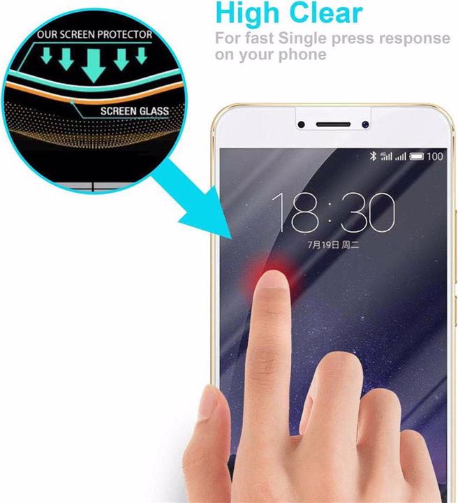 Productafbeelding Cadorabo Glas ter bescherming van het scherm (1 Stuk, Meizu MX6)