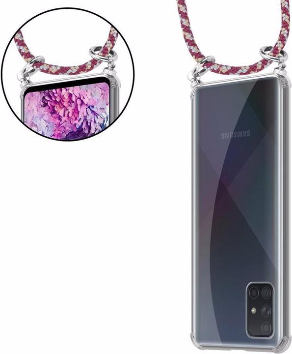 Produktbild Cadorabo TPU Handy Kette SILBER Cover