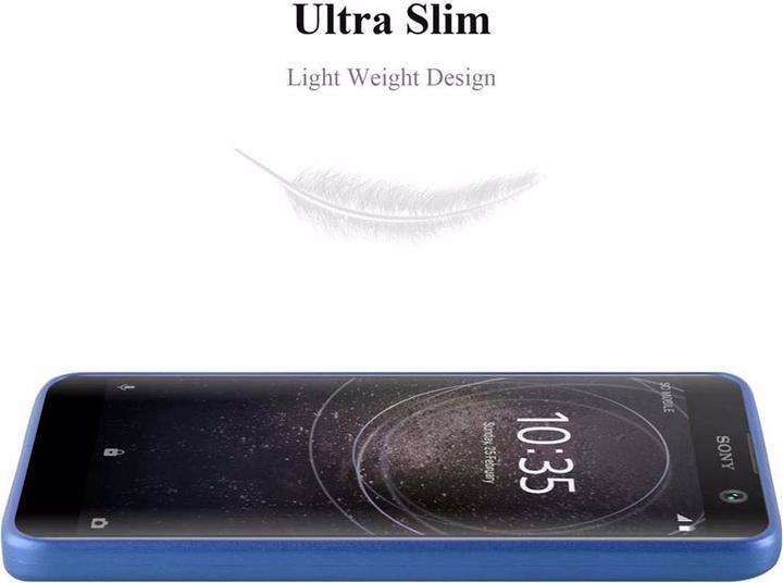 Actual product image Cadorabo TPU Matt Metallic Cover (Sony Xperia XA2)
