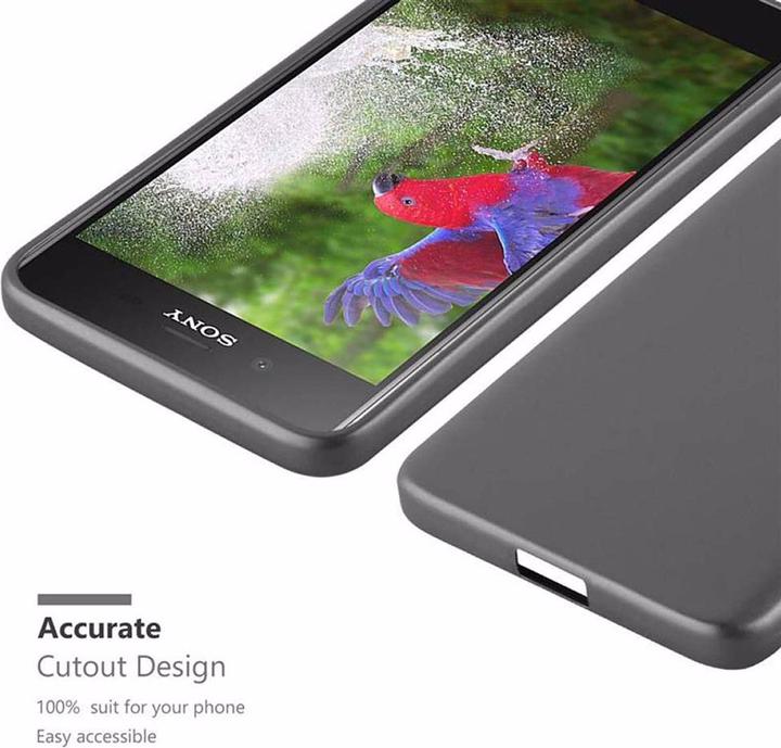 Productafbeelding Cadorabo TPU matte metalen hoes (Sony Xperia XZ1)