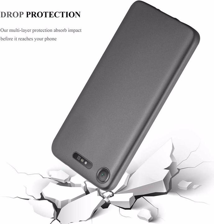 Productafbeelding Cadorabo TPU matte metalen hoes (Sony Xperia XZ1)