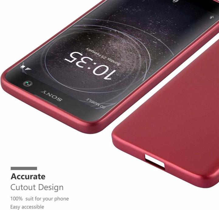 Image du produit Cadorabo Couverture métallique mate TPU (Sony Xperia XA2)