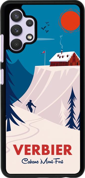 Actual product image PhoneLook Coque Verbier Cabane Mont-Fort (Samsung Galaxy A32)