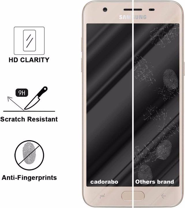 Actual product image Cadorabo Display protection glass (1 Piece, Samsung Galaxy J3 (2018))
