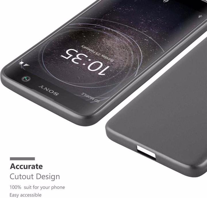 Image du produit Cadorabo Couverture métallique mate TPU (Sony Xperia XA2)