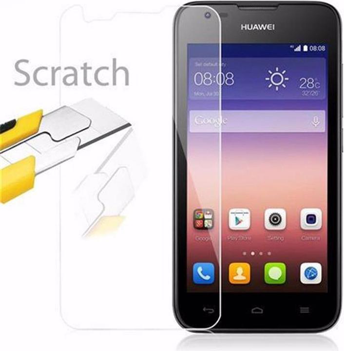 Actual product image Cadorabo Display protection glass (1 Piece, Huawei Ascend Y550)