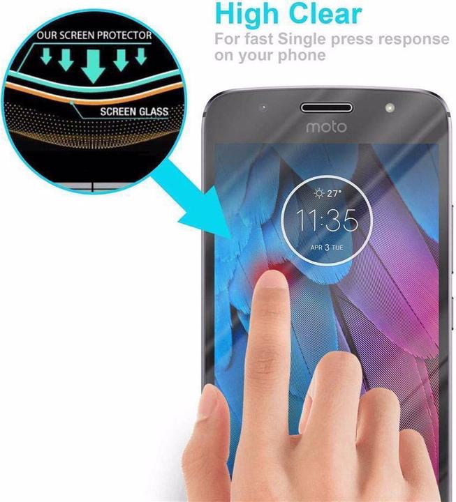 Image du produit Cadorabo Verre de protection d'écran (1 pièce(s), Motorola Moto G5S Plus)