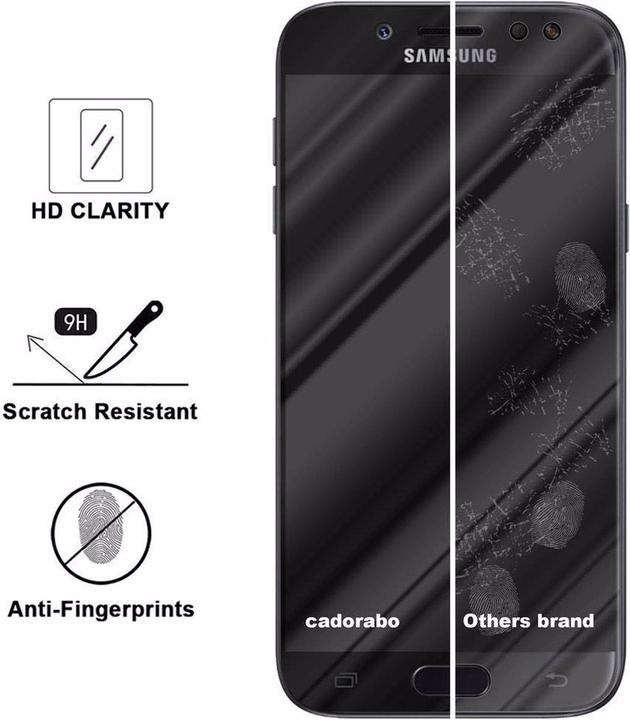 Produktbild Cadorabo Vollbild Displayschutzglas (1 Stück, Samsung Galaxy J7 2017, Samsung Galaxy J7 Pro)