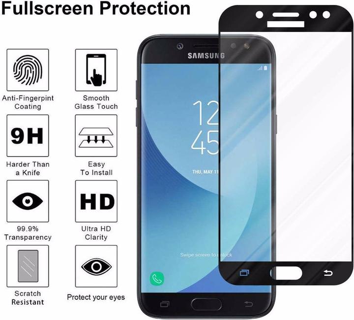 Produktbild Cadorabo Vollbild Displayschutzglas (1 Stück, Samsung Galaxy J7 2017, Samsung Galaxy J7 Pro)