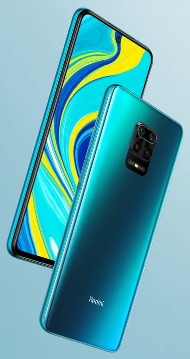 Produktbild Xiaomi Redmi Note 9S (128 GB, Aurora Blue, 6.67", Dual SIM + SD, 48 Mpx, 4G)