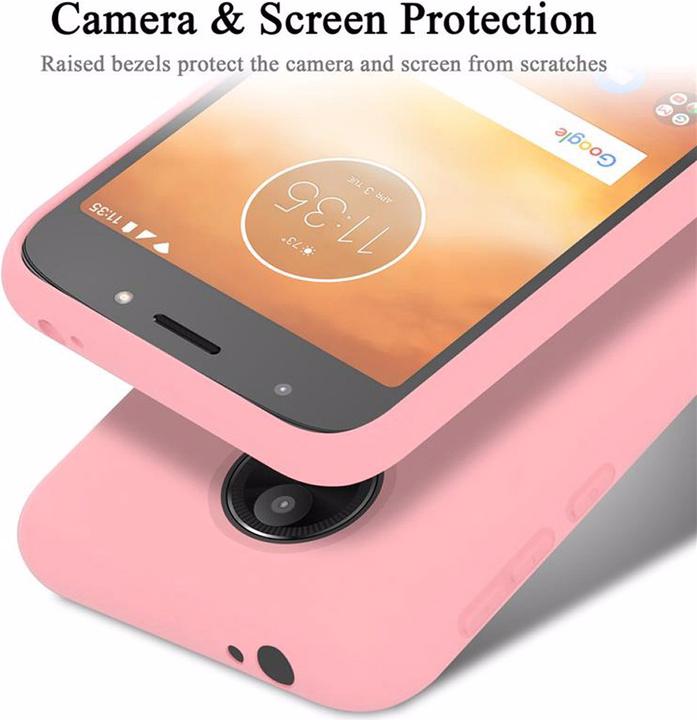 Immagine prodotto Cadorabo Copertura della cassa del silicone liquido TPU (Motorola Moto E5 Play Go)