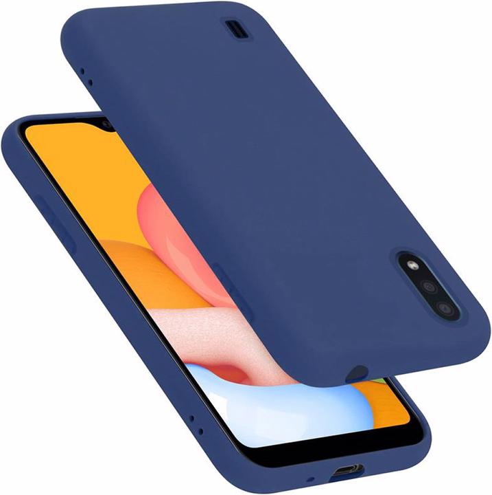 Actual product image Cadorabo TPU Liquid Silicone Case Cover (Samsung Galaxy A01)