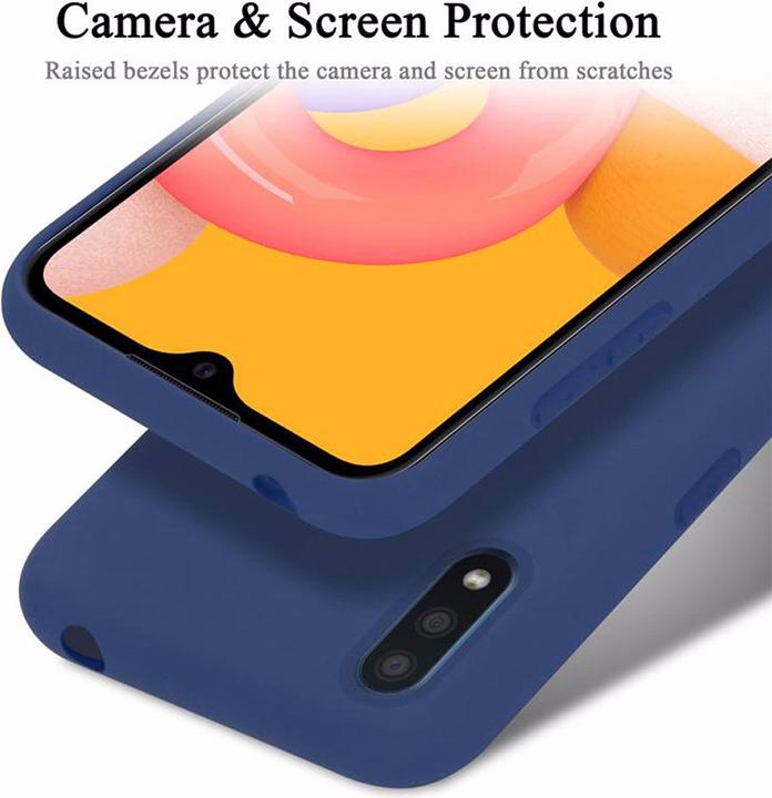 Actual product image Cadorabo TPU Liquid Silicone Case Cover (Samsung Galaxy A01)